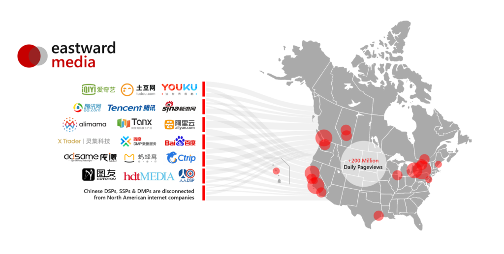 Chinese Audiences in North America retain media habits by Eastward Media